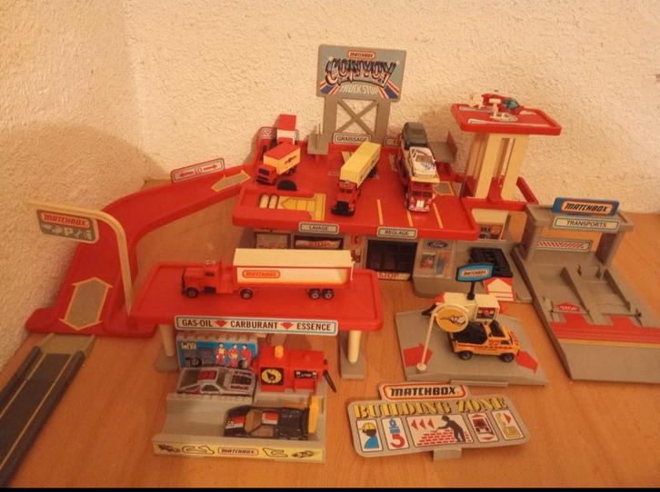 Matchbox Convoy Truck Shop vintage Matchbox 1982, Kinderen en Baby's, Speelgoed | Racebanen, Zo goed als nieuw, Ophalen of Verzenden