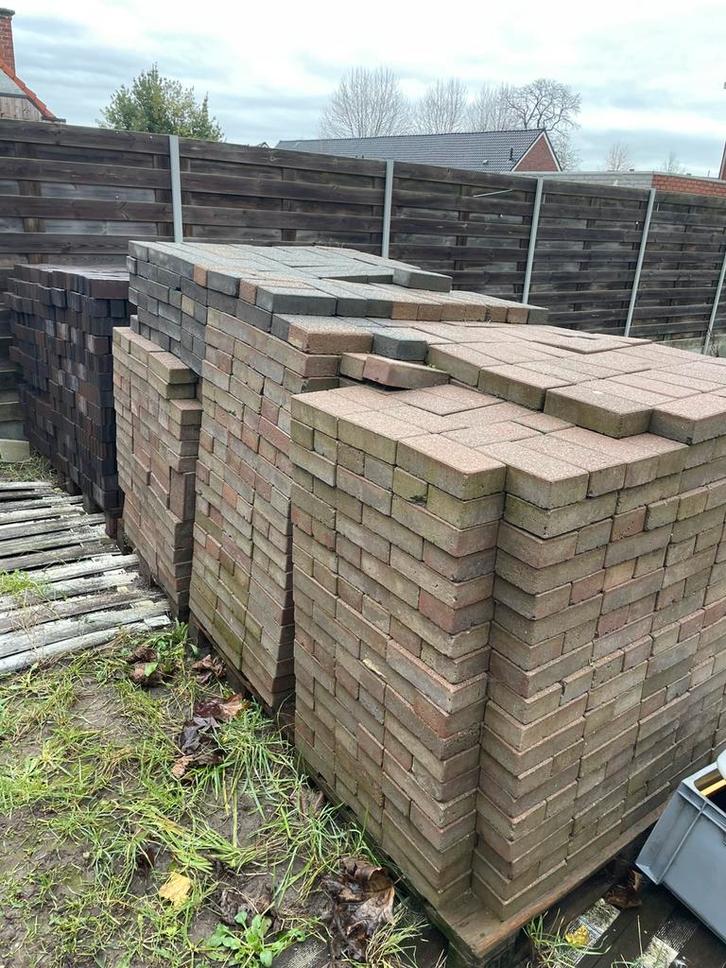 Klinkers- 2 soorten, Tuin en Terras, Tegels en Klinkers, Gebruikt, Klinkers, Ophalen