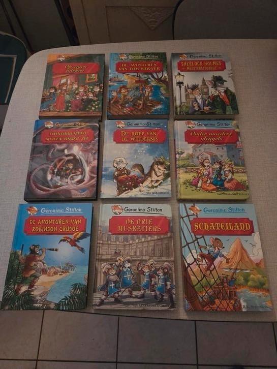 8 x Geronimo Stilton., Boeken, Fantasy, Zo goed als nieuw, Ophalen of Verzenden