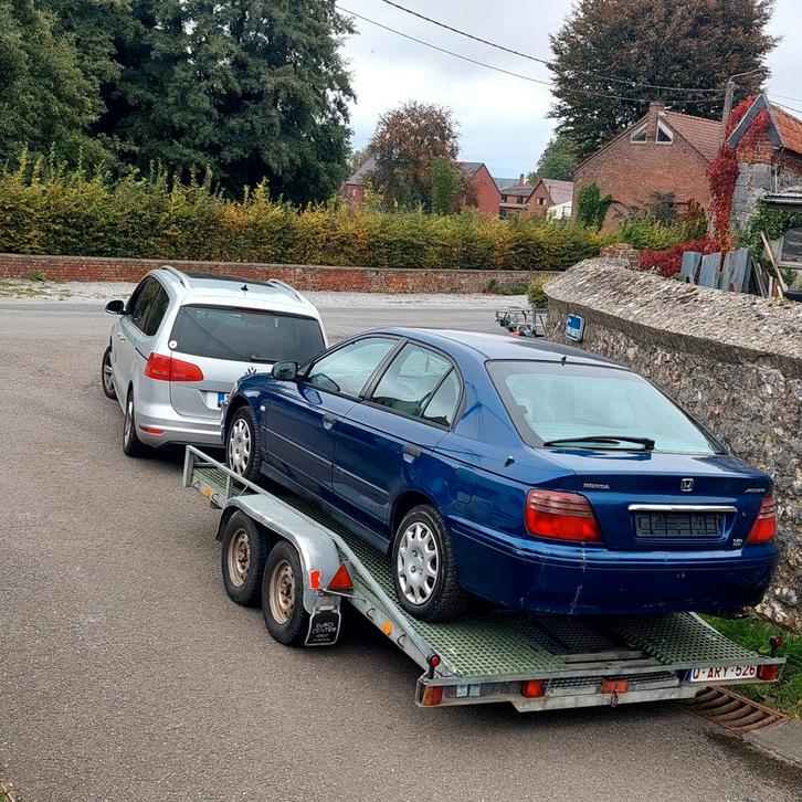te huur autotrailer MTM 2000kg, Auto diversen, Aanhangers en Bagagewagens, Ophalen