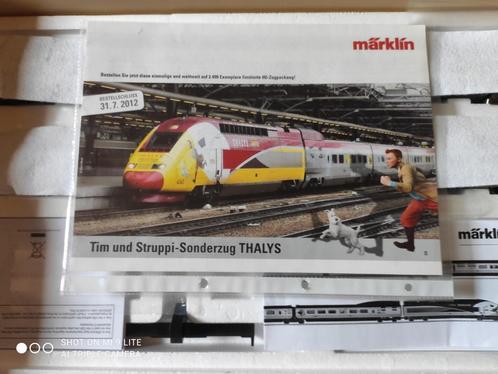 Train Marklin 37795 Train spécial Thaly's Tintin et Milou, Hobby en Vrije tijd, Modeltreinen | H0, Zo goed als nieuw, Treinset