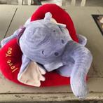 Valentijn knuffel Disney, Lollifant, Winnie de Poeh, Kinderen en Baby's, Ophalen of Verzenden, Zo goed als nieuw, Olifant