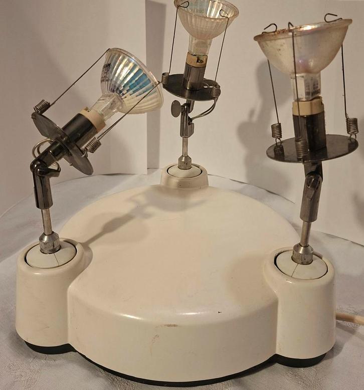 Lucy light voor Arteluce (80'), 3 verstelbare spots, Huis en Inrichting, Lampen | Tafellampen, Metaal, Ophalen of Verzenden