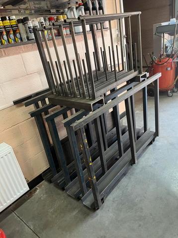 Platenrek / bok voor metalen platen beschikbaar voor biedingen