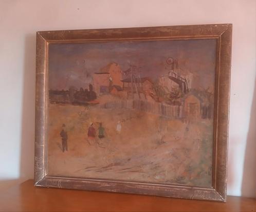 Mooi schilderij van de gekende Alfons Blomme, Antiek en Kunst, Kunst | Schilderijen | Abstract, Ophalen of Verzenden