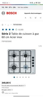 Plaque Gaz Bosch 60cm neuve, Electroménager, Tables de cuisson, Enlèvement, Gaz