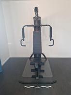 Domyos HG Compact multi-station homegym + Curlbar, Sport en Fitness, Fitnessapparatuur, Ophalen, Benen, Krachtstation, Zo goed als nieuw