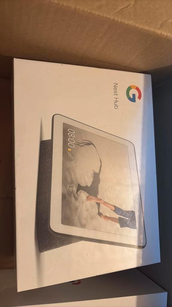 Google Nest Hub black new, Audio, Tv en Foto, Foto | Digitale fotokaders, Nieuw, Ophalen