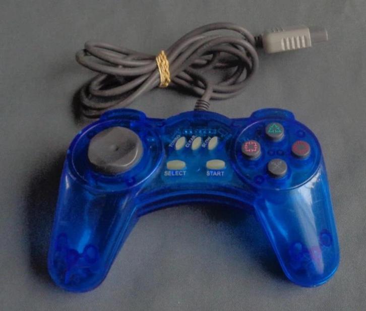 PlayStation 1 PS1 dual analog gamepad controller, Games en Spelcomputers, Games | Sony PlayStation 1, Zo goed als nieuw, Verzenden
