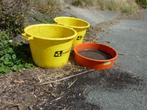 Tubertini 2x emmer  45l en zeef 3mm, Watersport en Boten, Ophalen, Gebruikt, Overige typen