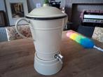 Antieke koffiepercolator/samovar email, Ophalen