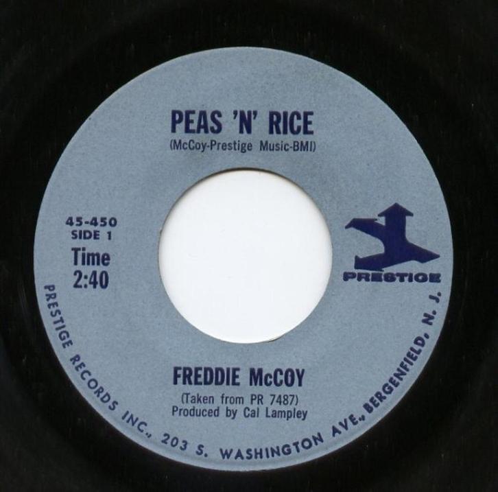 Freddie McCoy – Peas 'N' Rice " Popcorn '7 ", Cd's en Dvd's, Vinyl | Jazz en Blues, Zo goed als nieuw, Jazz, 1960 tot 1980, Ophalen of Verzenden