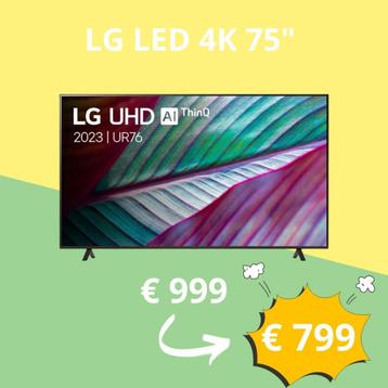 LG 75” LED UHD 4K 75UR76006LL (2023) beschikbaar voor biedingen