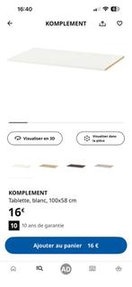 Lot de 8 planches blanches, Enlèvement, Comme neuf