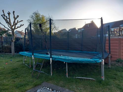 Rechthoekige trampoline, Kinderen en Baby's, Speelgoed | Buiten | Trampolines, Gebruikt, Ophalen