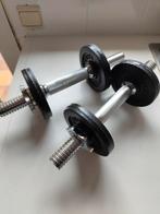 Halters + gewichten, Sport en Fitness, Ophalen, Zo goed als nieuw