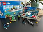 Lego City 60221 - Duikjacht - compleet, Ensemble complet, Enlèvement, Lego, Utilisé