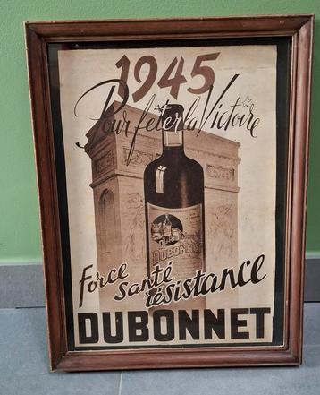 Ancienne publicité de 1945. Vin de liqueur Dubonnet., Enlèvement ou Envoi, Comme neuf