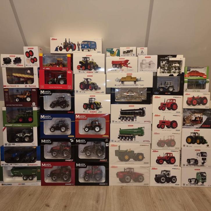 OPRUIMING Partij 1:32 Landbouwminiaturen (Schuco, Wiking), Hobby en Vrije tijd, Modelauto's | 1:32, Nieuw, Tractor of Landbouw