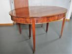 Antieke ovalen tafel in mahonie, Ophalen
