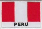 Peru vlag stoffen opstrijk patch embleem, Diversen, Verzenden, Nieuw