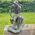 Très jolie sculpture en bronze signée Constantin Meunier, Bronze, Enlèvement ou Envoi