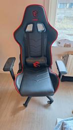 MSI Gaming chair, Bureaustoel, Zo goed als nieuw, Gaming bureaustoel, Zwart