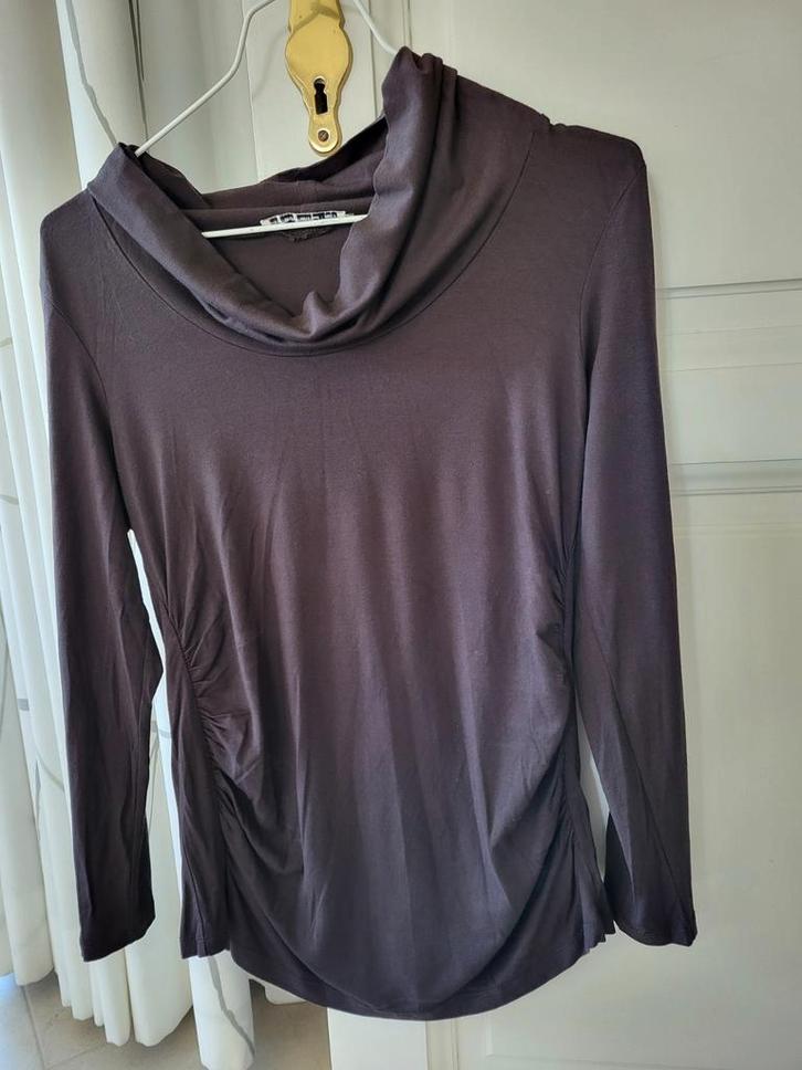 Bloes/shirt bruin merk Melvin mt 42 als nieuw, Vêtements | Femmes, Blouses & Tuniques, Brun, Enlèvement ou Envoi