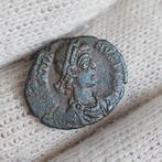 Romeinse munt / Follis / Gratianus / VOTIS / 378 - 383 / R1, Ophalen of Verzenden, Italië, Losse munt