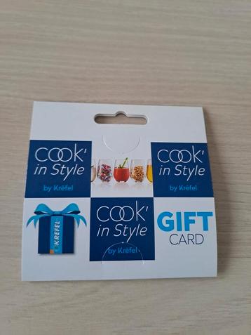 Cadeaubon/Gift Card Krefel 149.95 euro beschikbaar voor biedingen