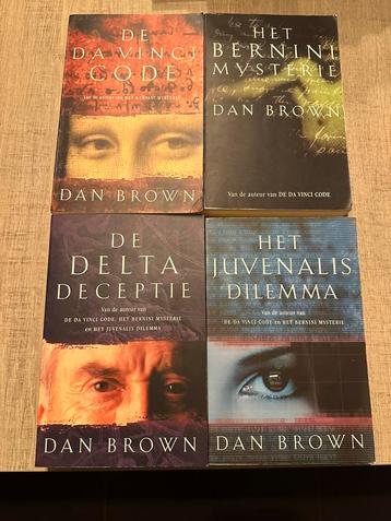 4 livres de Dan Brown, Livres, Enlèvement ou Envoi, Utilisé, Dan Brown