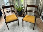 2 chaises classiques vintage art deco, Brun, Tissus, Utilisé, Deux