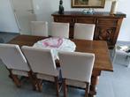 Louis XIII volledige eetkamer, Ophalen, Gebruikt, Louis XIII, 6 tot 8 stoelen