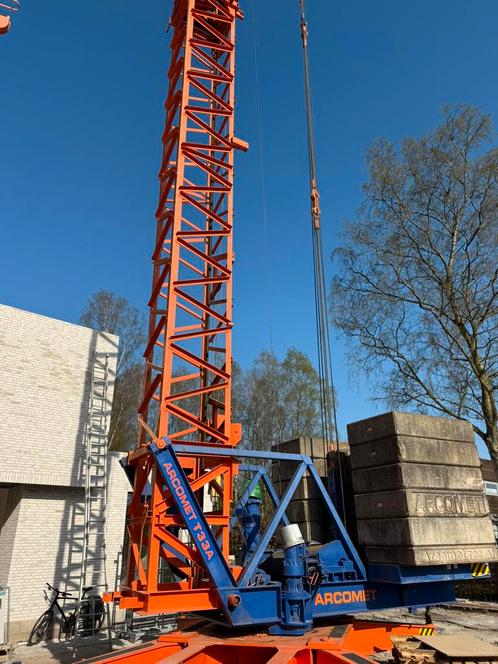 Arcomet T33A - 30 meter - 23,5 haakhoogte - Unieke staat!, Zakelijke goederen, Machines en Bouw | Kranen en Graafmachines, Kraan