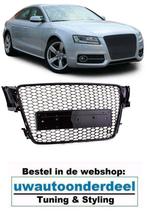 Honingraat Design Sport Grill Hoogglans Zwart Voor Audi A5, Verzenden