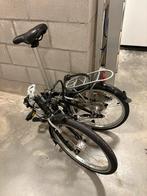 Plooi fiets zwart grijs, Fietsen en Brommers, Ophalen