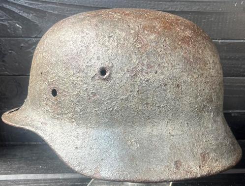 Duitse helm M40, Verzamelen, Militaria | Tweede Wereldoorlog, Landmacht, Helm of Baret, Verzenden