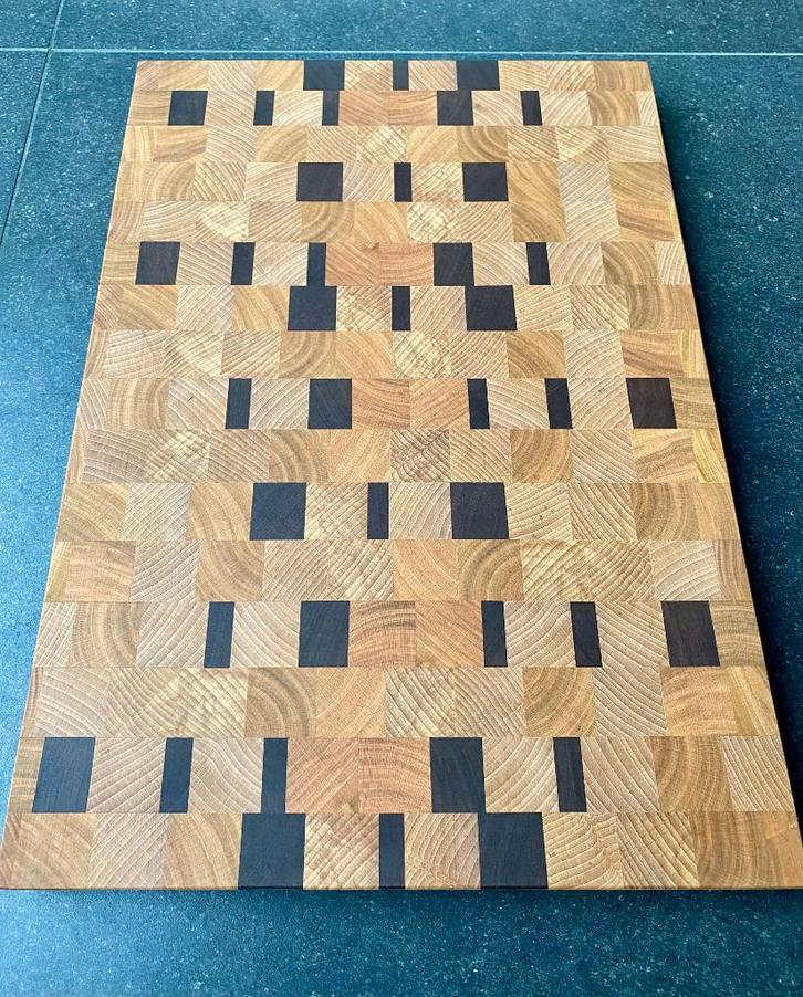 Moderne kopshouten snijplank, Huis en Inrichting, Keuken | Keukenelementen, Nieuw, Minder dan 100 cm, Minder dan 50 cm, 25 tot 50 cm