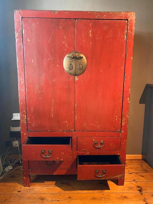 Authentieke Chinese kast...verkoop wegens herinrichting, Huis en Inrichting, Kasten | Lockerkasten, Ophalen