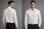 Wit slim fit hemd , Two Boks Paris , maat XL, zie foto's., Kleding | Heren, Overhemden, Ophalen, Wit