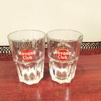 2 x Havana club glas, Envoi, Comme neuf, Verre, Verre ou Verres