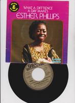 Esther Phillips – What A Diff'rence A Day Makes   Juke Box 4, Single, Comme neuf, 7 pouces, R&B et Soul