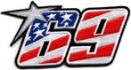 Nicky Hayden MotoGP 69 stoffen opstrijk patch embleem, Verzenden, Nieuw