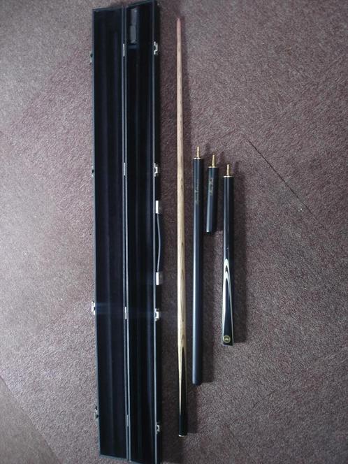 Buffalo Premium snookerkeu set inclusief keu koffer, Sport en Fitness, Biljarten en Poolen, Gebruikt, Keu of Ballen, Ophalen