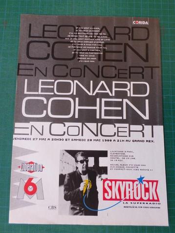 concerts divers - 13 pubs papier - années 70 à 90 - 1€/pièce beschikbaar voor biedingen