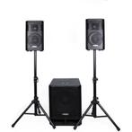 Système actif 2.1 800w rms enceintes + subwoofer 38cm, TV, Hi-fi & Vidéo, Enceintes, Ensemble surround complet, Comme neuf, 120 watts ou plus