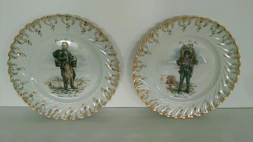 Haviland Limoges porselein Métiers du Vieux Paris Ø 26cm set, Antiek en Kunst, Antiek | Porselein, Ophalen of Verzenden