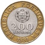 Portugal 200 escudos, 1991, Postzegels en Munten, Ophalen of Verzenden, Losse munt, Overige landen