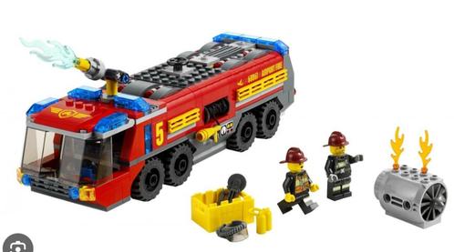 LEGO City Luchthaven Brandweerwagen - 60061, Kinderen en Baby's, Speelgoed | Duplo en Lego, Gebruikt, Lego, Complete set, Ophalen of Verzenden