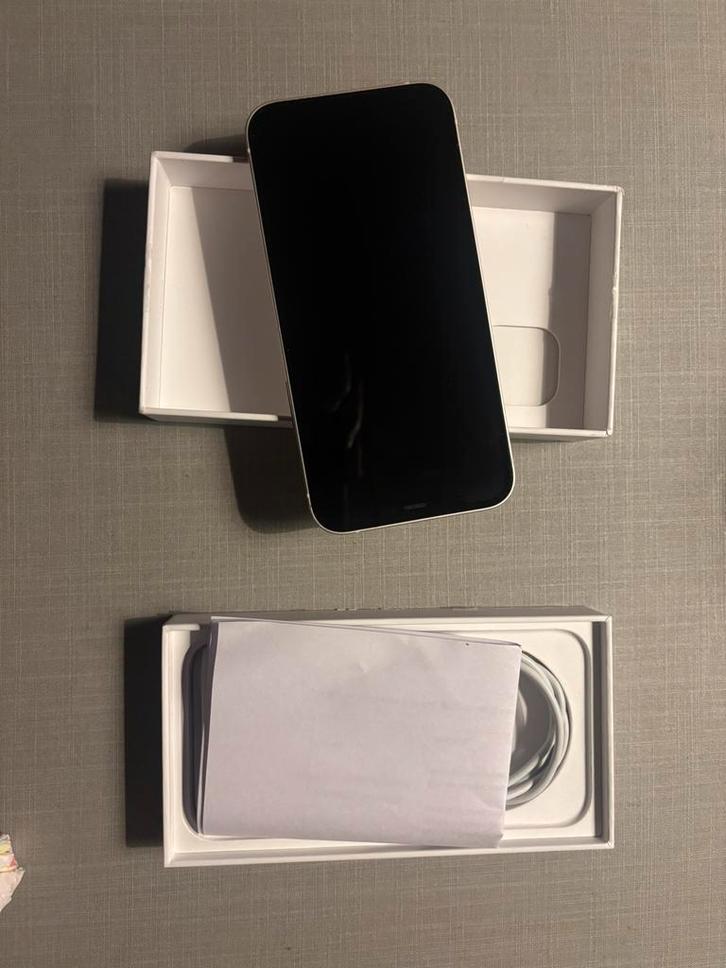 I-phone 12 white 128GB, Telecommunicatie, Mobiele telefoons | Apple iPhone, Zo goed als nieuw, 128 GB, Zonder abonnement, Zonder simlock